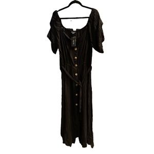 City Chic Exotic Love Maxi Dress size 22  B11